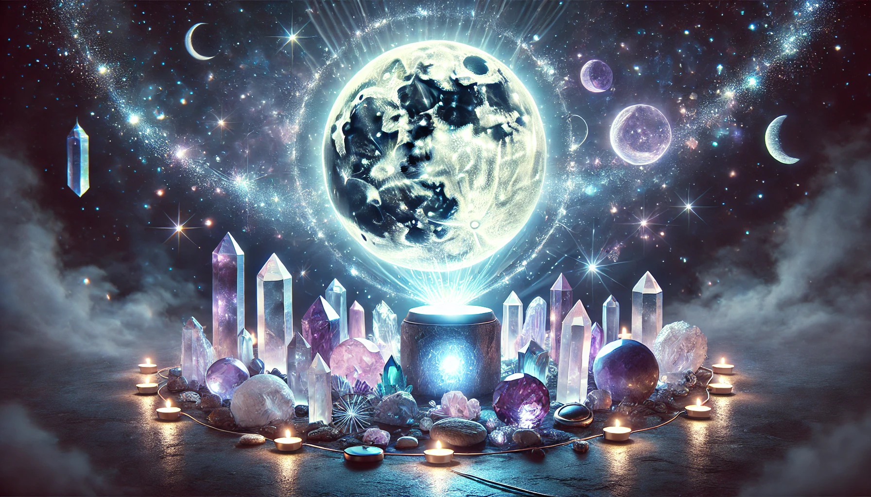 Why to charge crystals in moonlight?